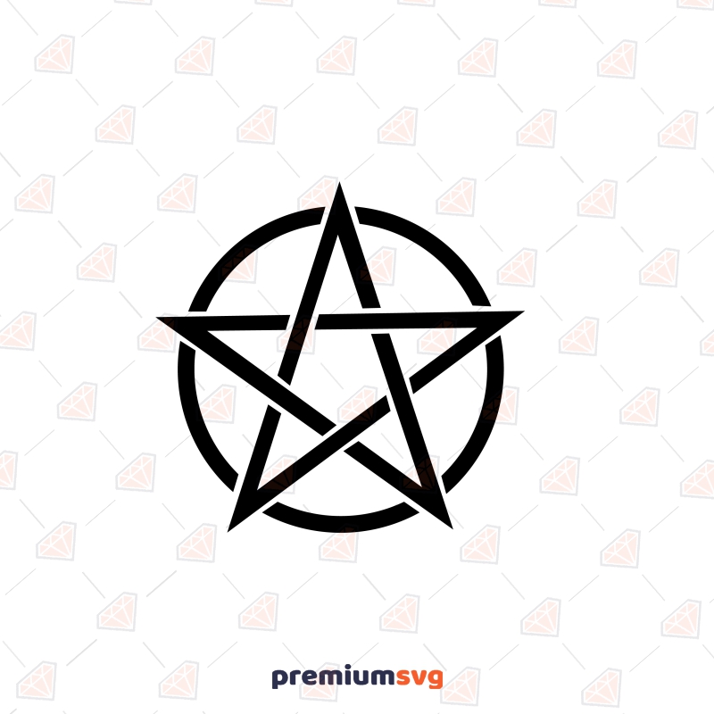 Pentagram SVG, Satanic Icon SVG Vector File Icon SVG Svg