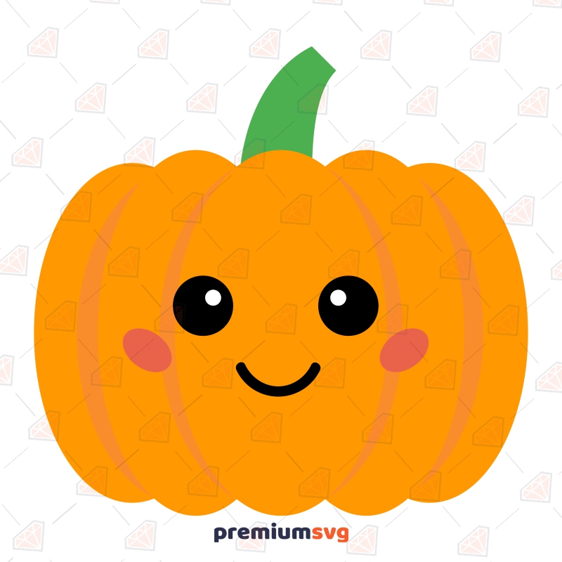 Cute pumpkin svg pumpkin cute instant download vector premiumsvg