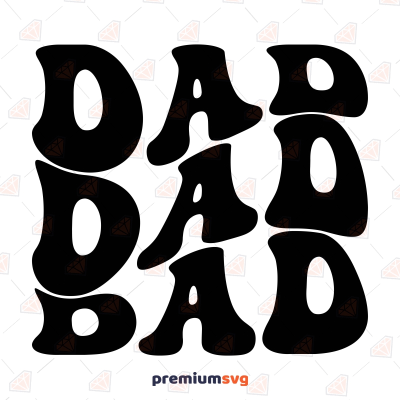 Retro Dad SVG, Dad Vintage Design SVG Instant Download Father's Day SVG Svg