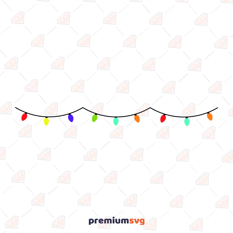 christmas lights vector