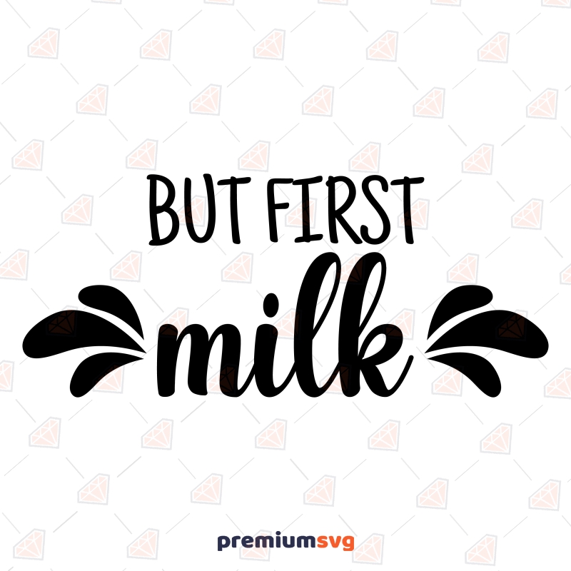 But First Milk SVG, Baby Onesie SVG Clipart Baby SVG Svg