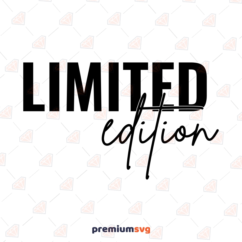 Limited Edition SVG, Perfection Shirt Design SVG Vector Files Icon SVG Svg