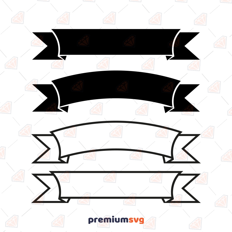 banner vector black and white