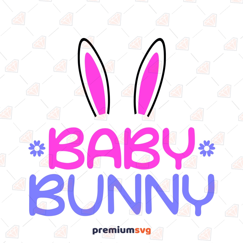 Baby Bunny SVG, Easter Baby Onesie SVG Design Easter Day SVG Svg
