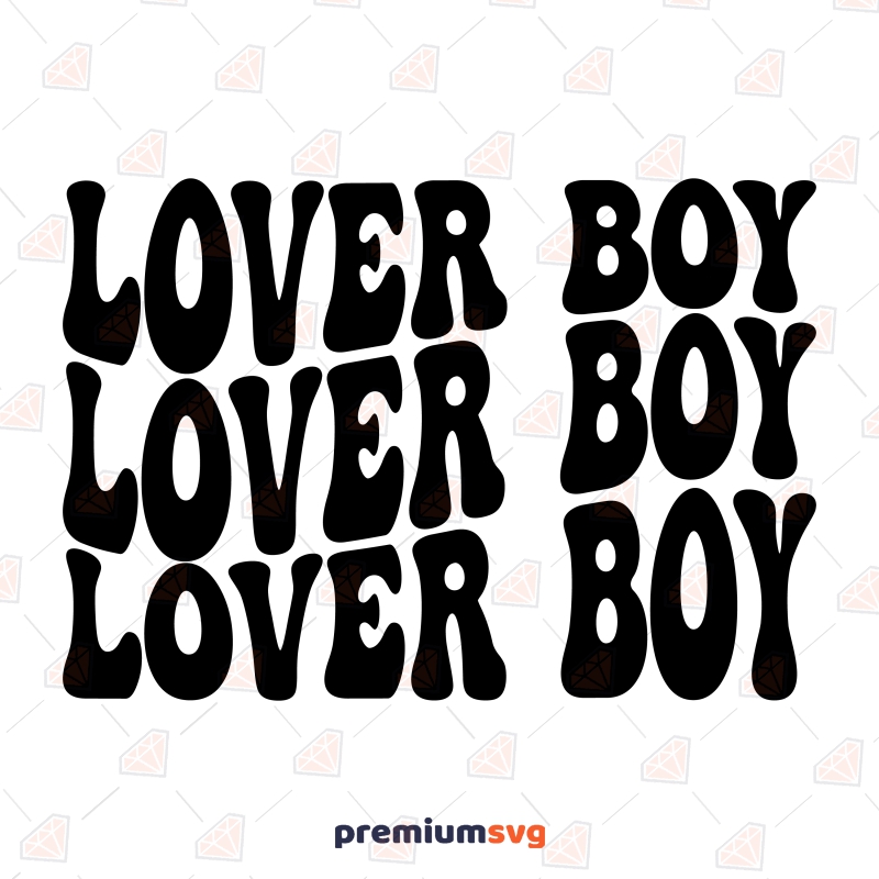 Lover Boy SVG, Valentine's Day SVG Toddler Shirt Design PremiumSVG