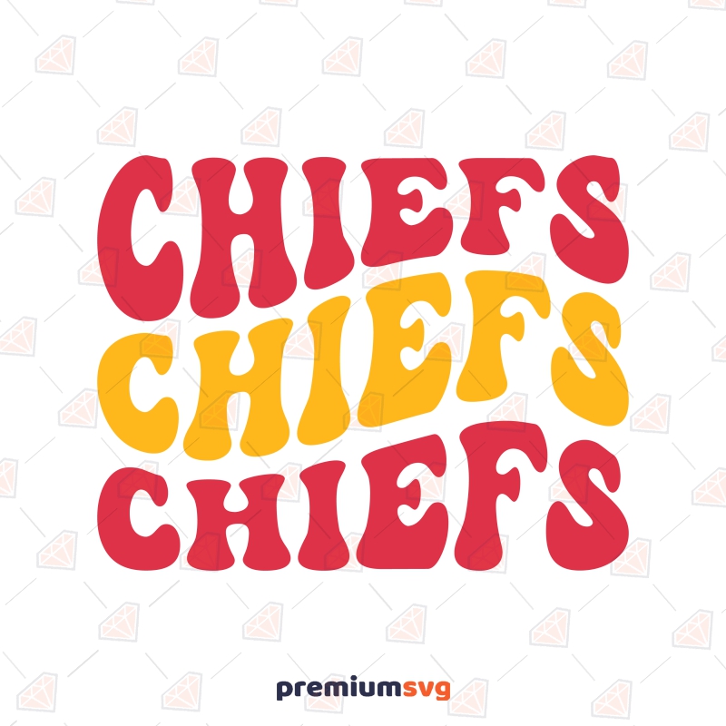 Chiefs Love Heart SVG PNG