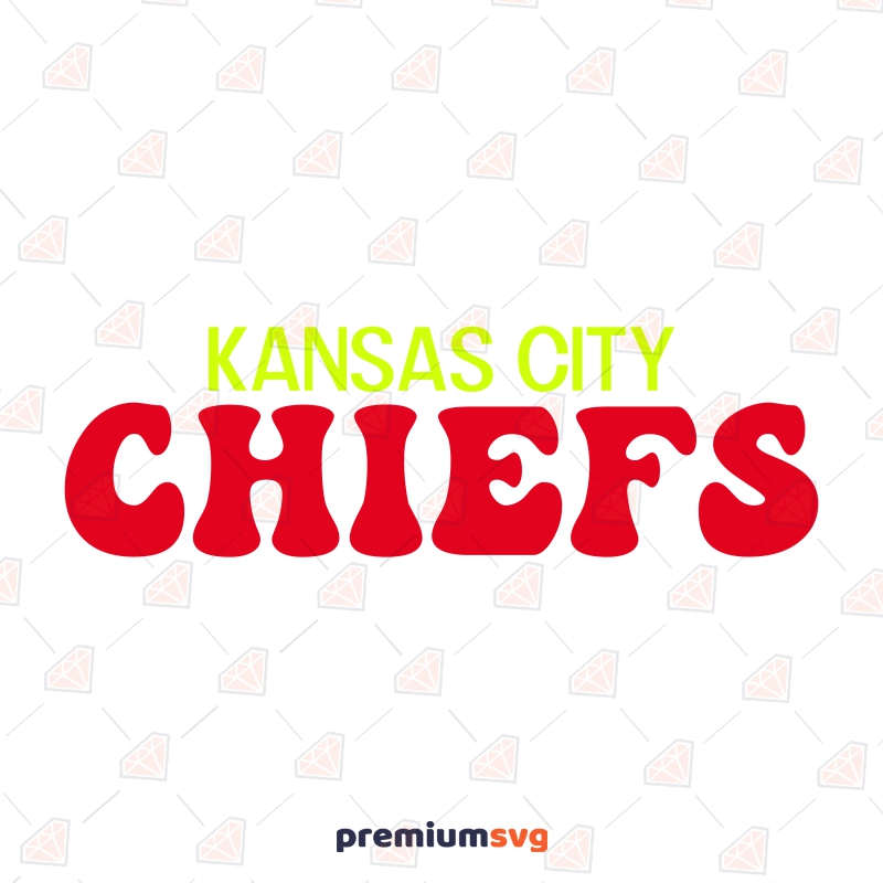 Kansas City Chiefs SVG, KC Chiefs SVG Vector Files Football SVG Svg