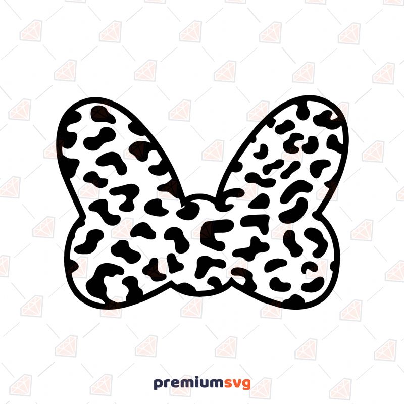 Leopard Bow SVG Design File | PremiumSVG