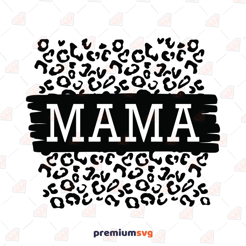 Mama Leopard SVG, Cheetah PremiumSVG