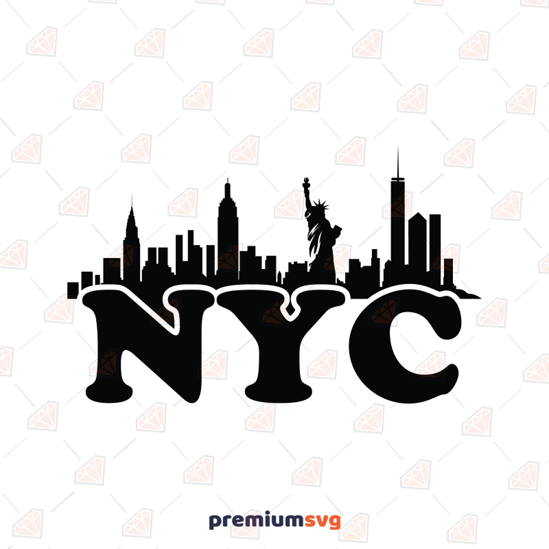 New York City SVG, United States SVG Vector Files USA SVG Svg