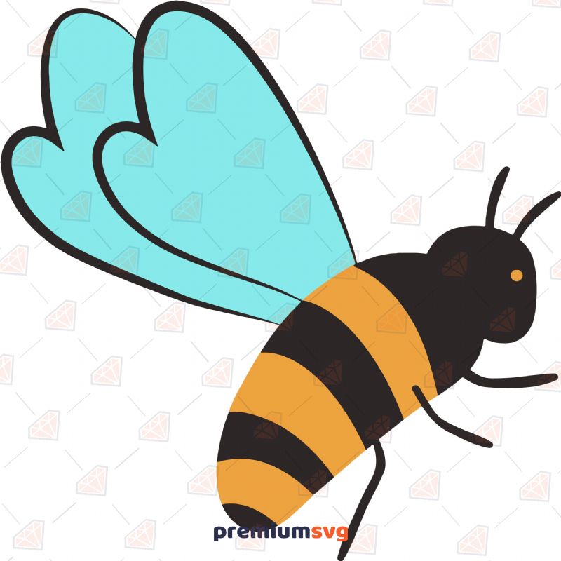 Colorful Honey Bee SVG, Honey Bee Cut File T-shirt Svg