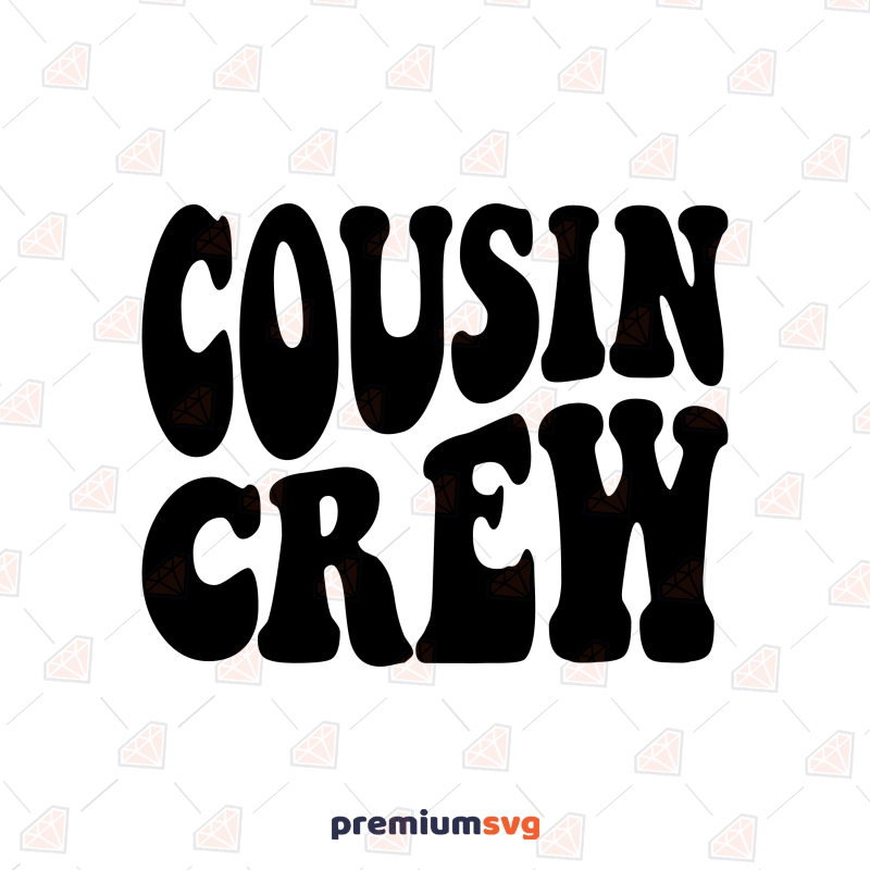 Cousin Crew SVG, Cousin Shirt Design T-shirt SVG Svg