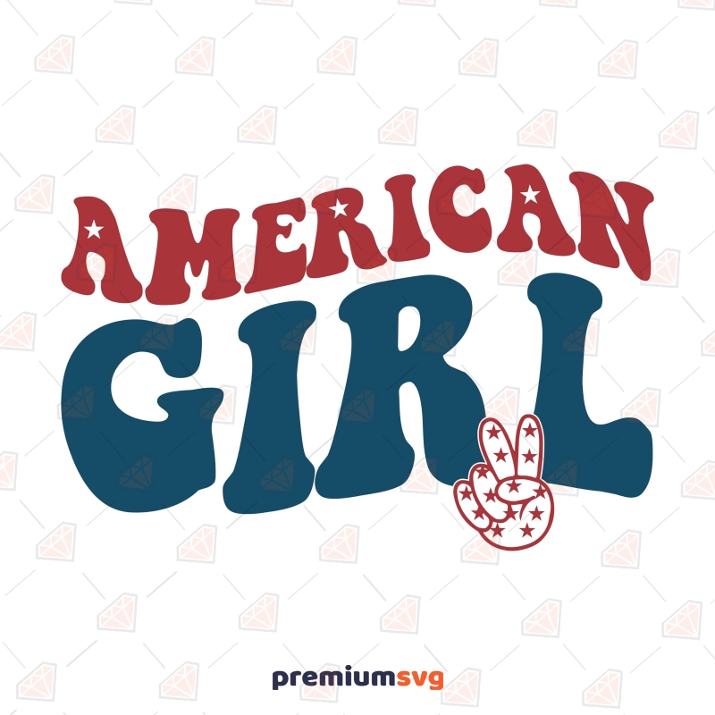American Girl SVG, 4th of July Shirt 4th Of July SVG Svg