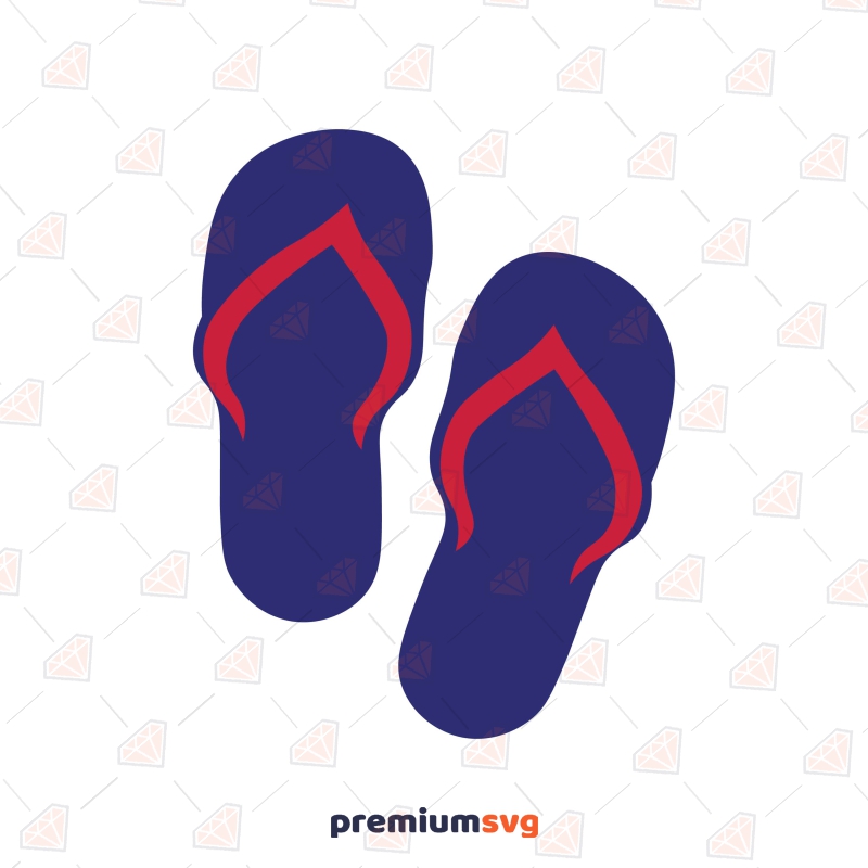 Flip Flops SVG, Vector and Cut File Objects and Shapes Svg