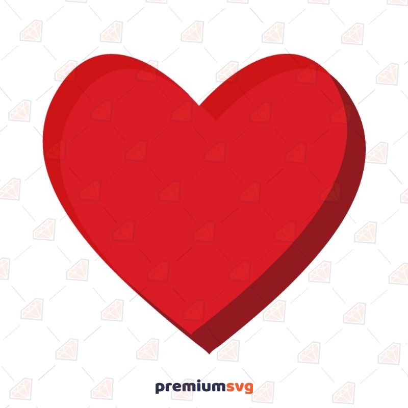 Red Conversation Candy Heart SVG, Digital Download Valentine's Day SVG Svg
