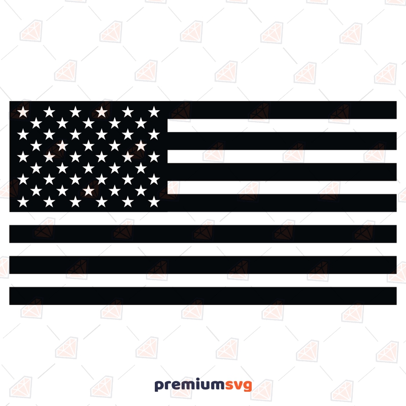 USA American Flag SVG, USA Flag Silhouette SVG USA SVG Svg
