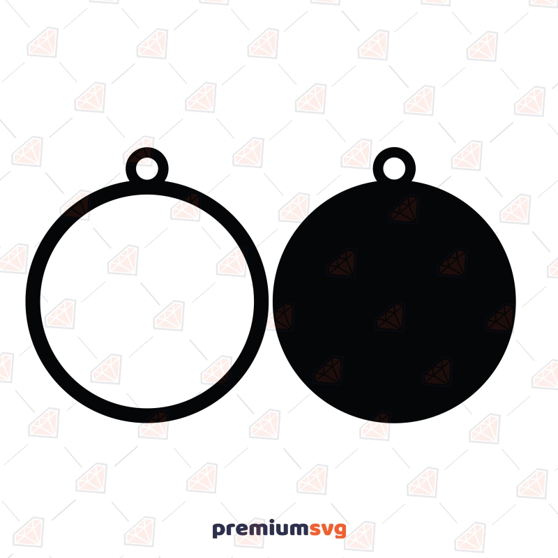 Blank Ornament Template SVG Tree Ornament Cut File PremiumSVG Blank Ornament Template SVG Tree Ornament Cut File PremiumSVG