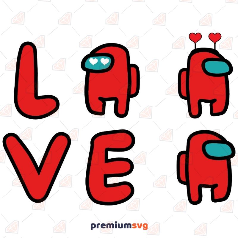 Download Love Among Us Svg Cutting File Premium Svg