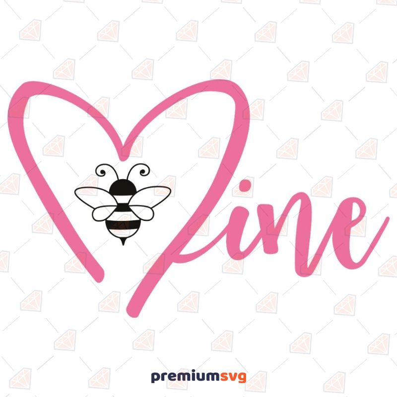 Bee Mine SVG Valentine's Day SVG Svg