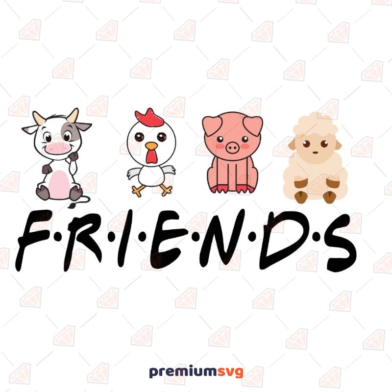 Animal Friends SVG Cut File | PremiumSVG