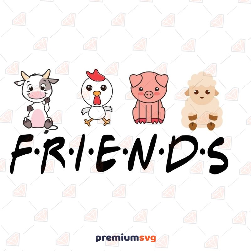 Animal Friends SVG Cut File | PremiumSVG Animal Friends SVG Cut File | PremiumSVG