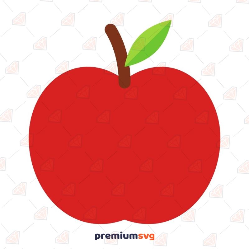 Apple SVG Vector, Apple Clipart Fruits and Vegetables SVG Svg