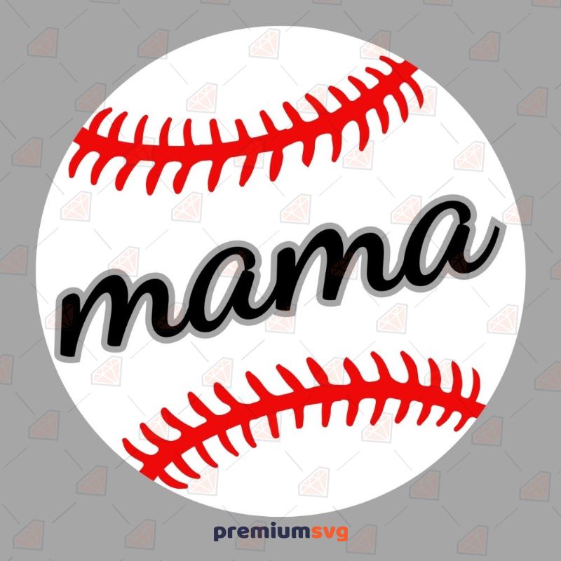 Baseball Mama Svg Mother's Day SVG Svg