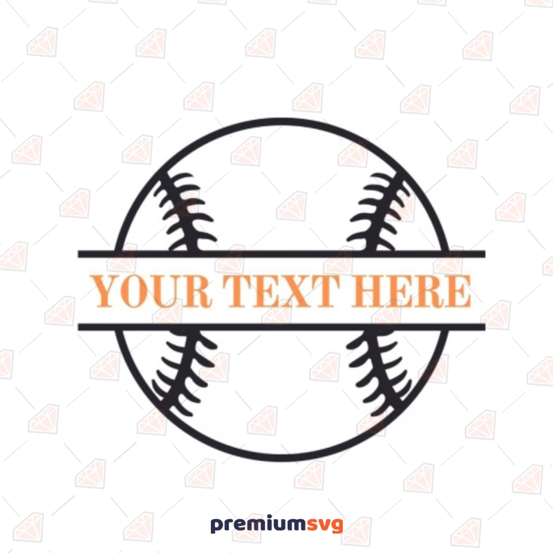 Baseball Monogram SVG, Monogram Instant Download Baseball Svg