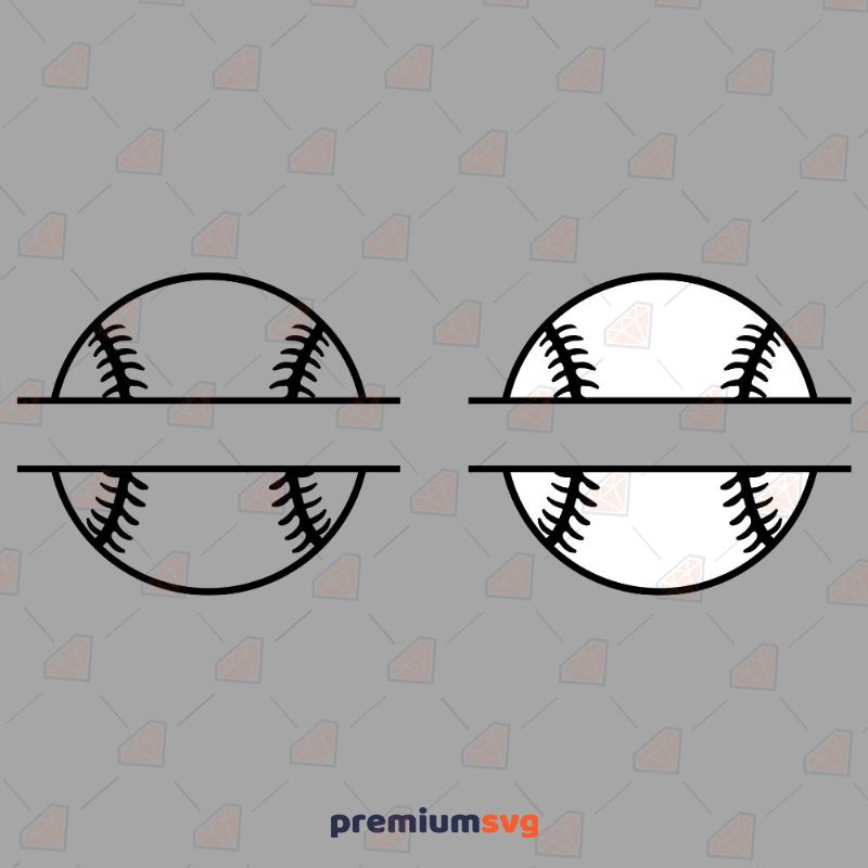 Baseball Monogram Baseball Svg