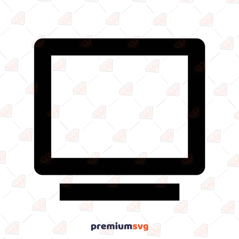 Basic Black Tv Icon SVG & PNG Clipart File Icon SVG Svg