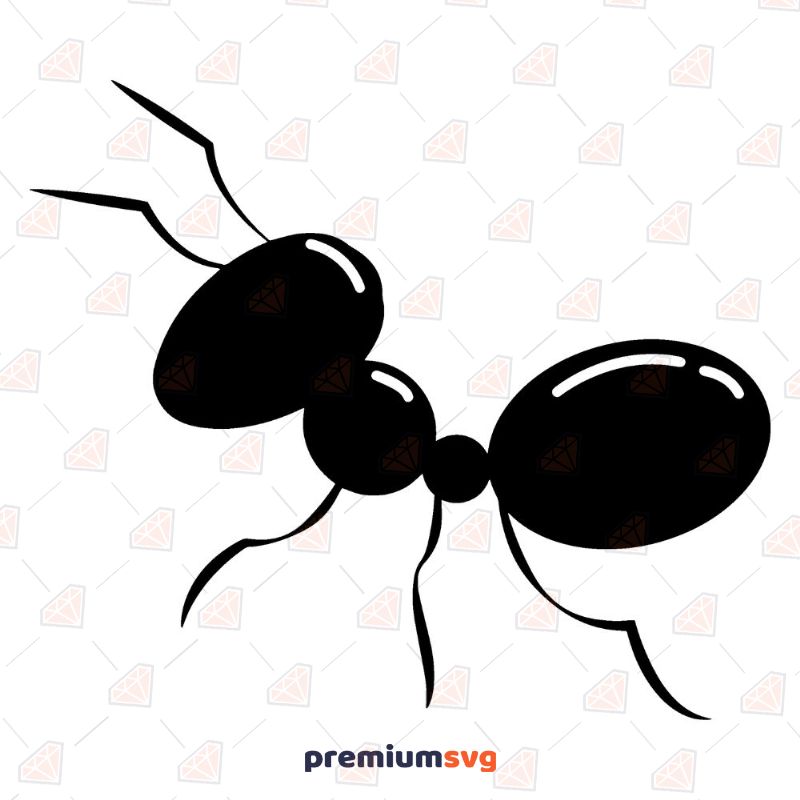 Black Ant SVG Cut & Clipart File Insects/Reptiles Svg