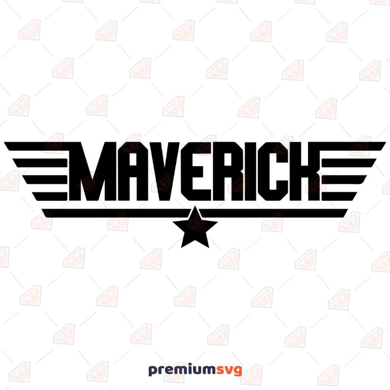 Black Maverick SVG, Instant Download T-shirt SVG Svg