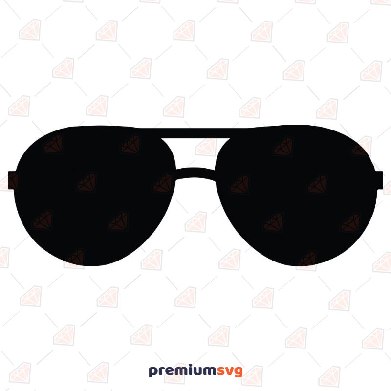 Aviator Sunglasses SVG, Silhouette, Cricut Cut File Digital Download ...