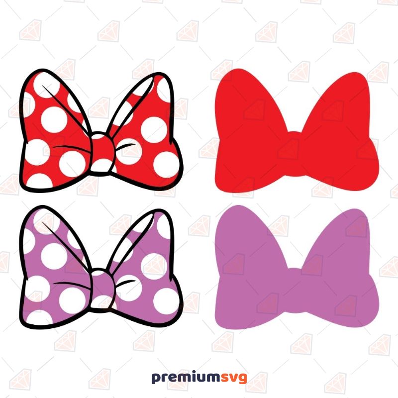 Mouse Bows Bundle Svg Cut File | PremiumSVG Mouse Bows Bundle Svg Cut File | PremiumSVG