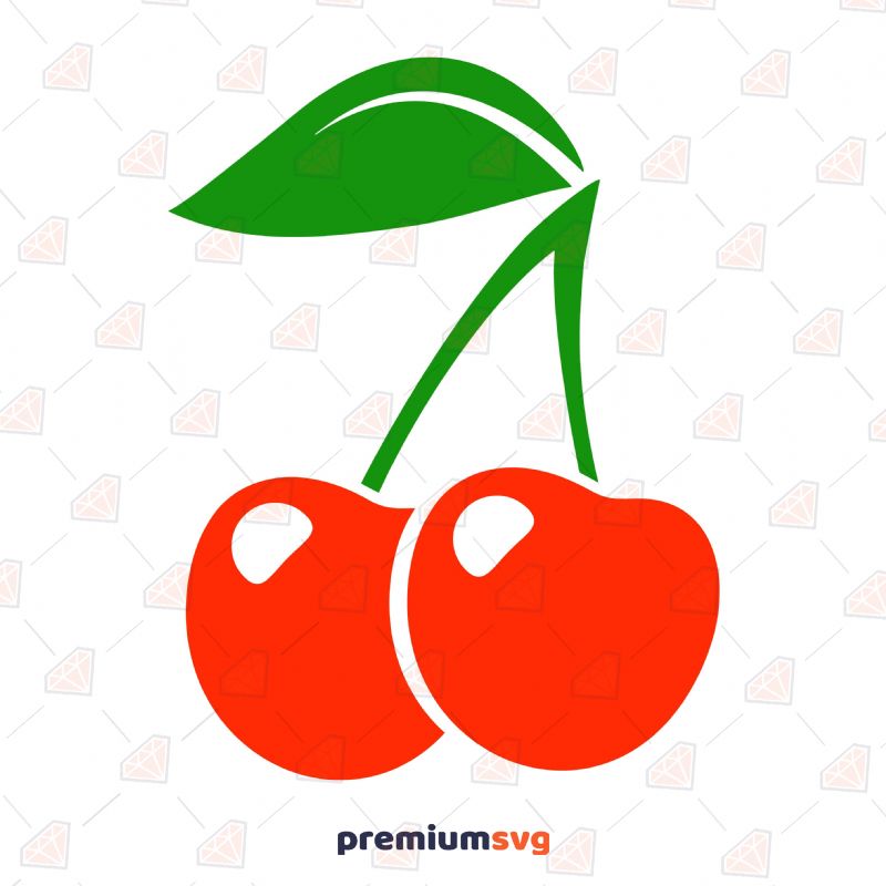 Cherry Fruits and Vegetables SVG Svg