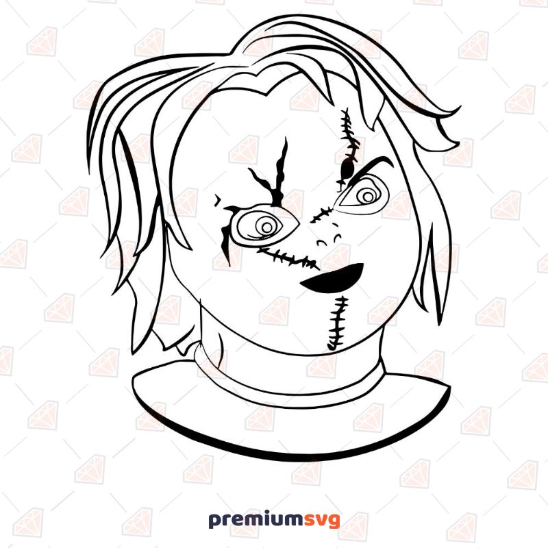 Chucky SVG, Chucky Vector Instant Download Cartoons Svg
