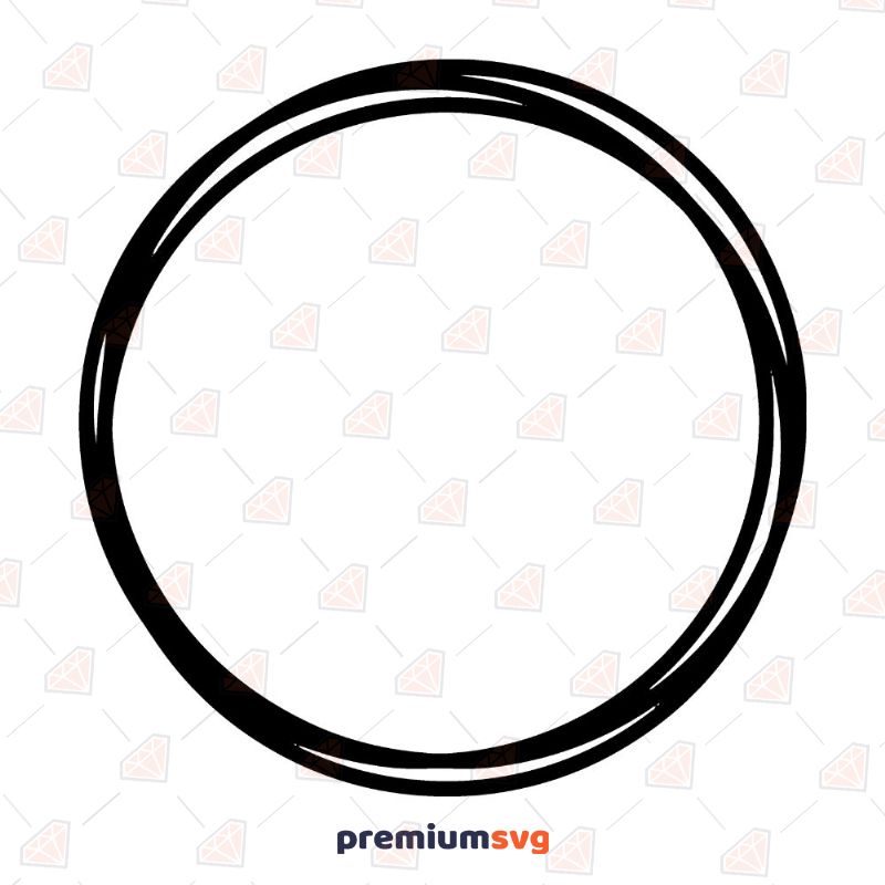 Circle Frame SVG, Circle Frame Instant Download Geometric Shapes Svg