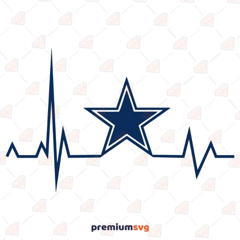 Dallas Cowboys Star SVG, Cowboys Star Cutfile Instant Download USA SVG Svg