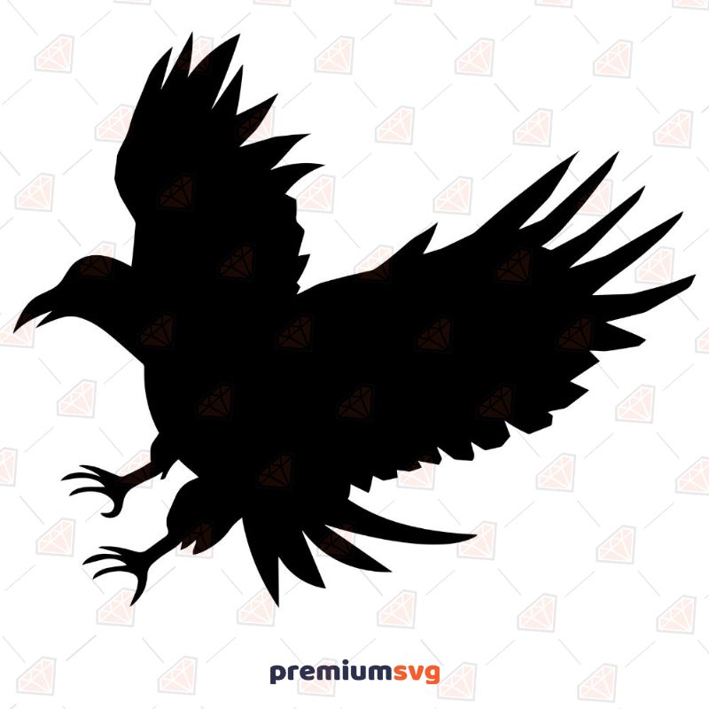 Eagle Silhouette SVG, Eagle Vector Instant Download Wild & Jungle Animals SVG Svg