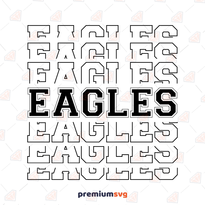 Eagles SVG, Eagles Instant Download