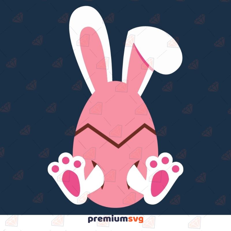 Easter Eggs With Bunny Easter Day SVG Svg