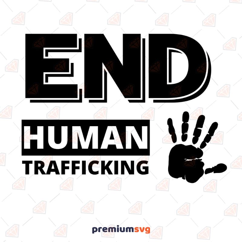 End Human Trafficking SVG Human Rights Svg