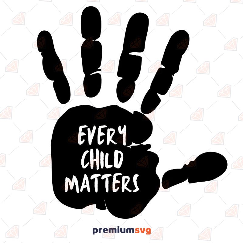 Every Child Matters Svg Cut Files, Child Matters Handprint Png Human Rights Svg