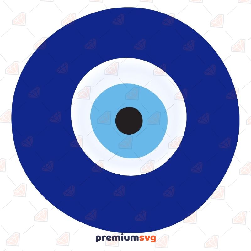 Evil Eye SVG Design, Evil Eye Instant Download Symbols Svg
