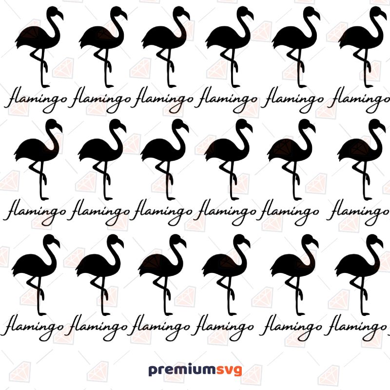 Flamingo Pattern Background Patterns Svg