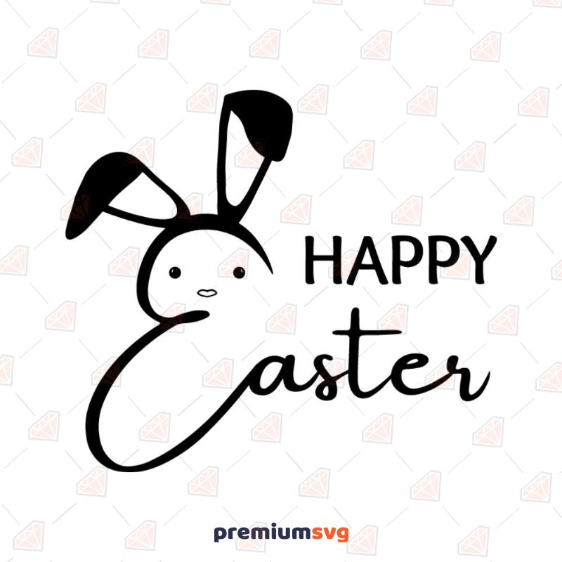 Happy Easter Bunny Easter Day SVG Svg