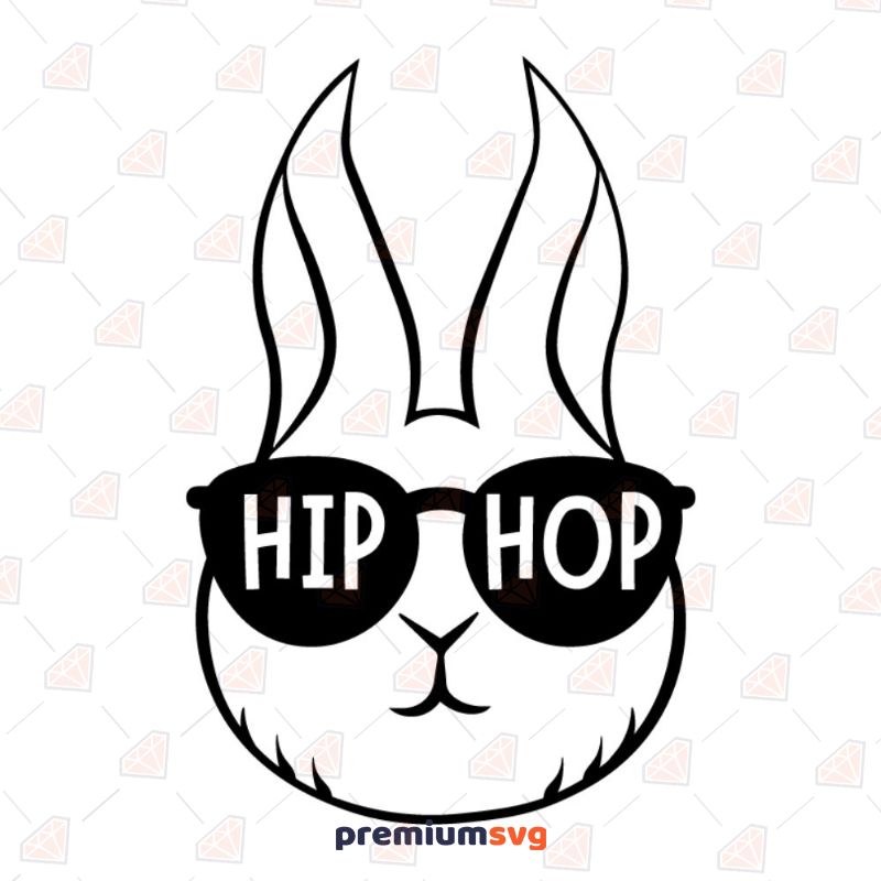 Hip Hop Bunny Easter SVG Easter Day SVG Svg