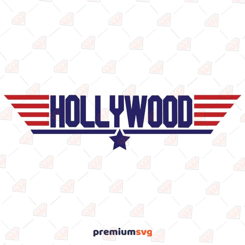 Hollywood Maverick SVG, Instant Download T-shirt Svg