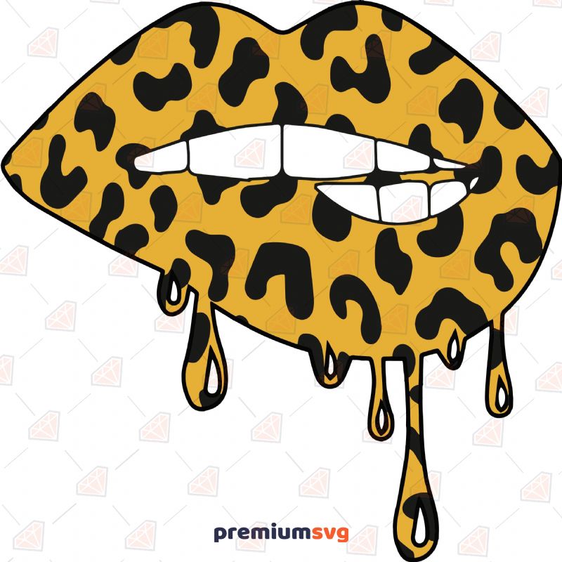 Leopard Tongue SVG Drawings Svg