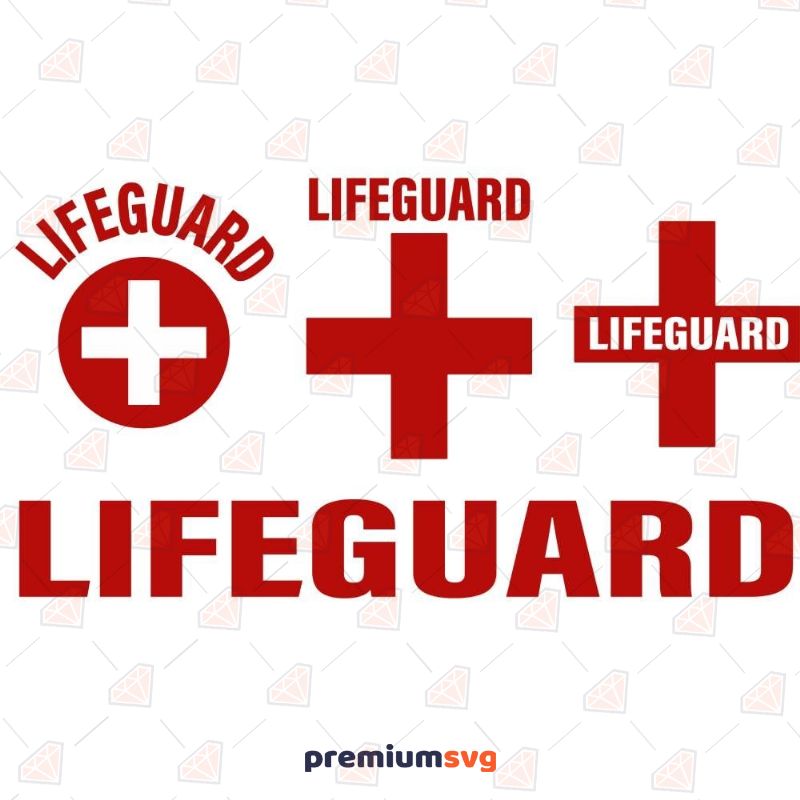 Lifeguard SVG Bundle Symbols Svg